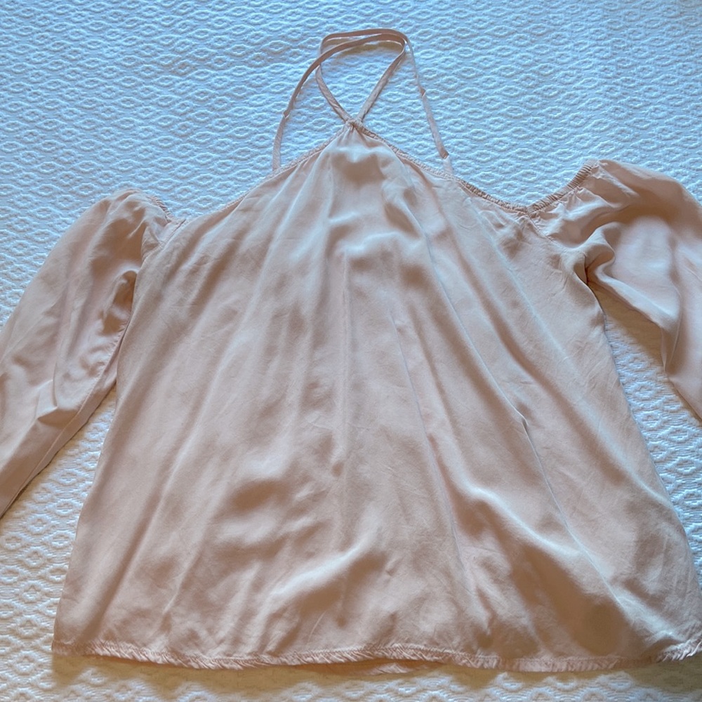Pink spring blouse